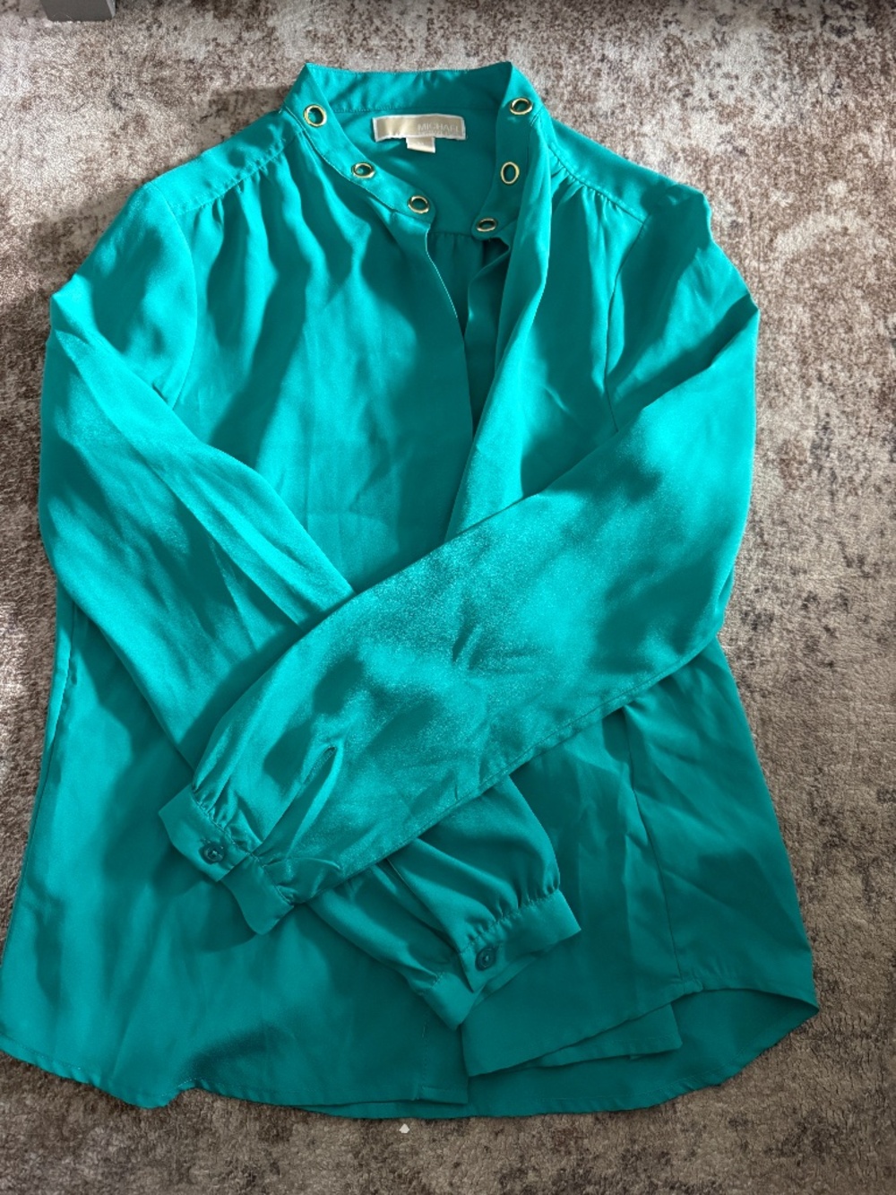 Teal Michael Kors blouse